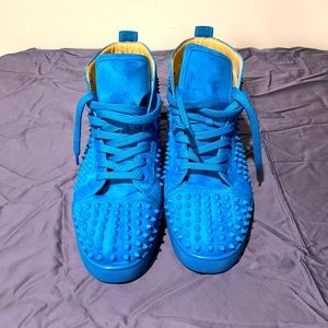COPY - Christian Louboutin Blue Suede Sz 47 (13)